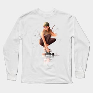 Skater girl Long Sleeve T-Shirt